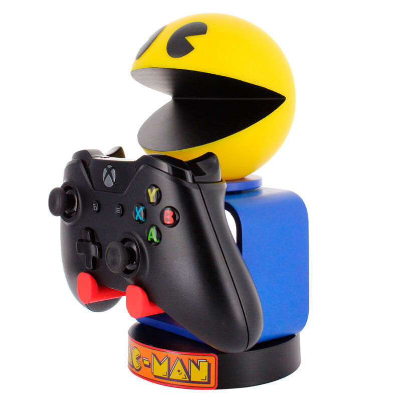 Soporte Cable Guy de Pac-Man amarillo con base azul - 13