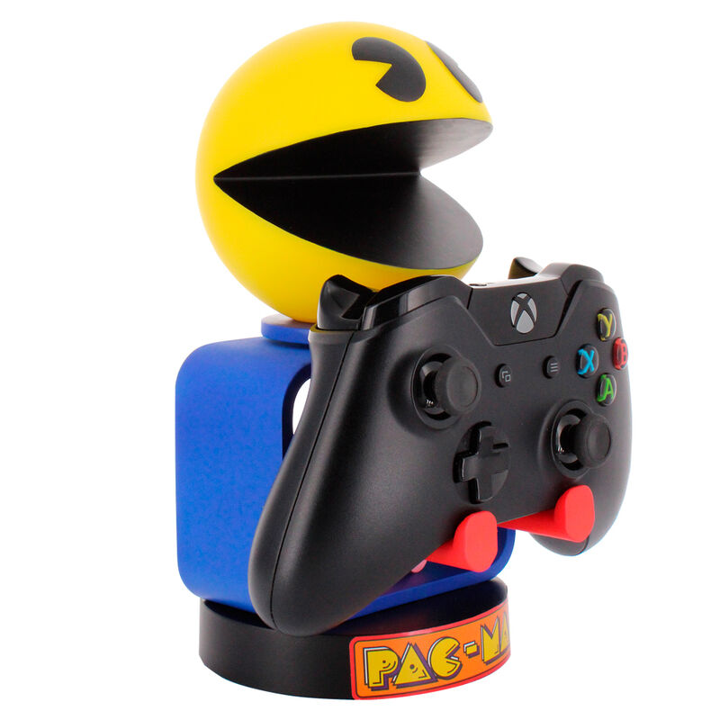 Soporte Cable Guy de Pac-Man amarillo con base azul - 11