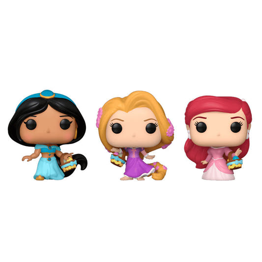 Blíster Funko Pocket POP Disney con Rapunzel, Ariel y Jasmine - 2