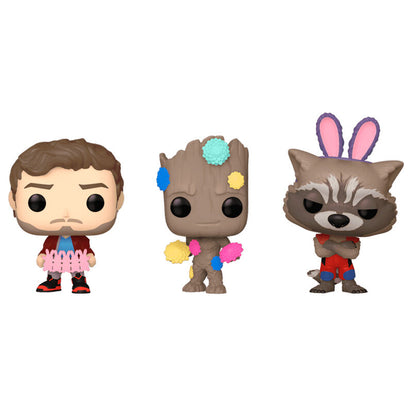 Blíster Funko Carrot con tres figuras Pocket POP! de Guardianes de la Galaxia - 2