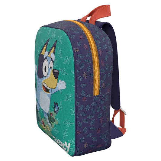 Mochila Leaves de Bluey con estampado verde de hojas y naturaleza - 2