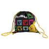 Saco Pokémon negro de 25 cm con Pikachu y cordones amarillos