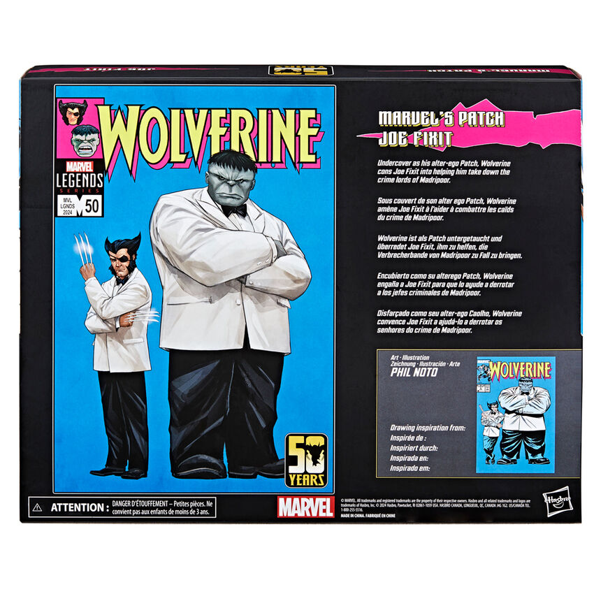 Figuras articuladas de Wolverine y Hulk Marvel Legends - 12