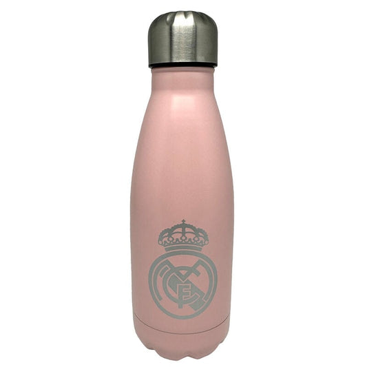 Botella rosa de acero inoxidable Real Madrid de 550 ml