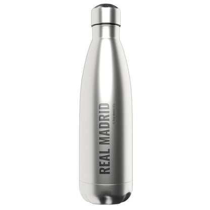 Botella plateada de acero inoxidable del Real Madrid de 550 ml - 2