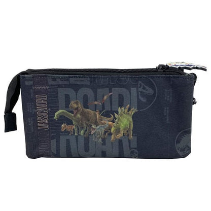 Portatodo triple Jurassic World Roar con diseño de dinosaurio - 2