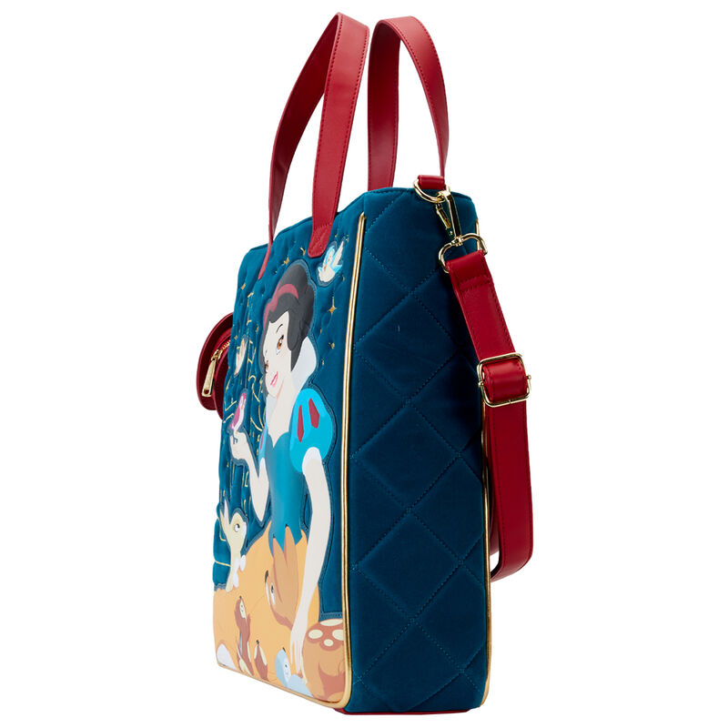 Bolso Loungefly de Blancanieves Disney con asas rojas y correa - 2