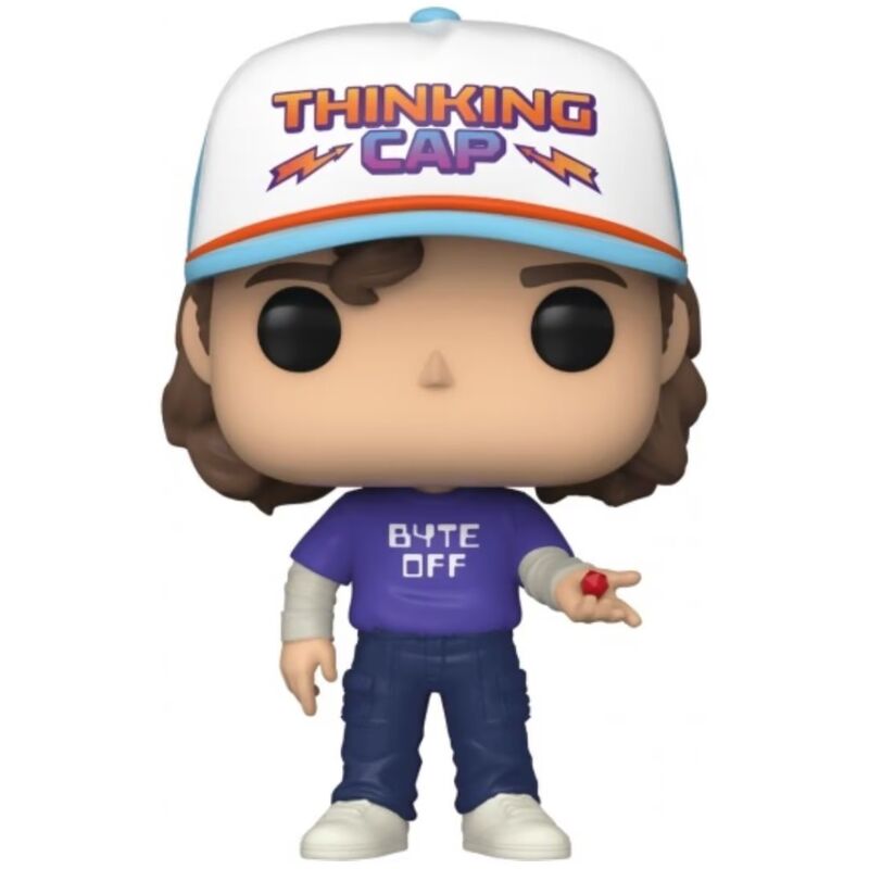 Figura Funko POP! de Dustin de Stranger Things con gorra Thinking Cap - 2