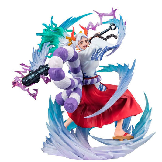 Figura Figuarts Zero de Yamato de One Piece con efectos de energía