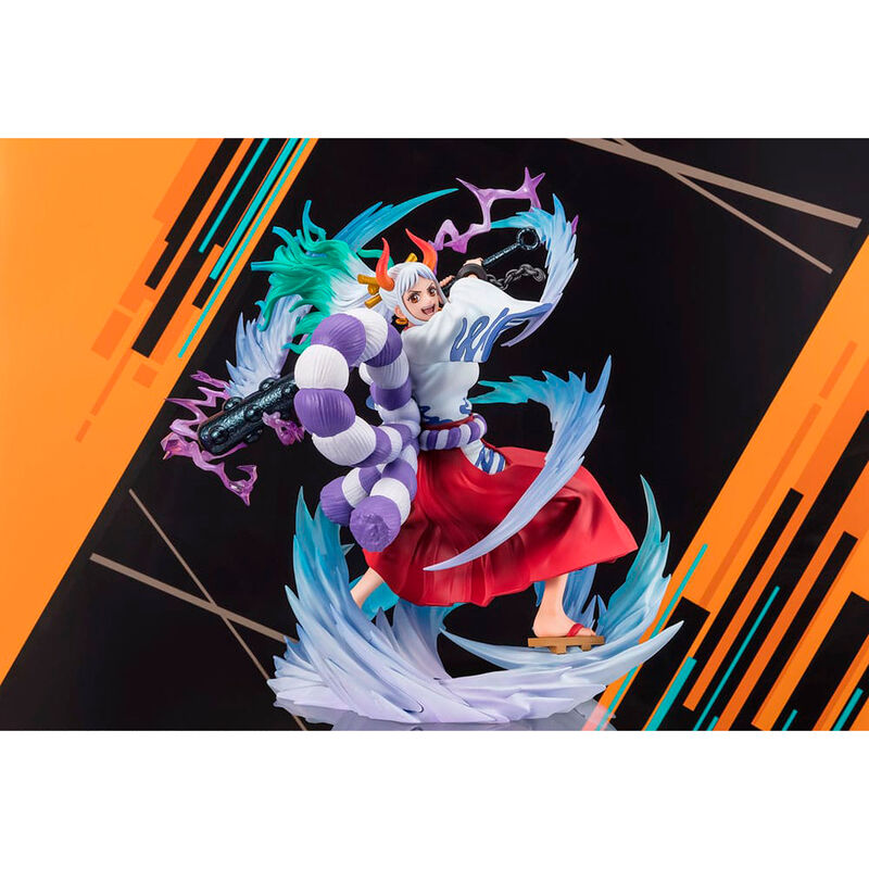 Figura Figuarts Zero de Yamato de One Piece con efectos de energía - 2