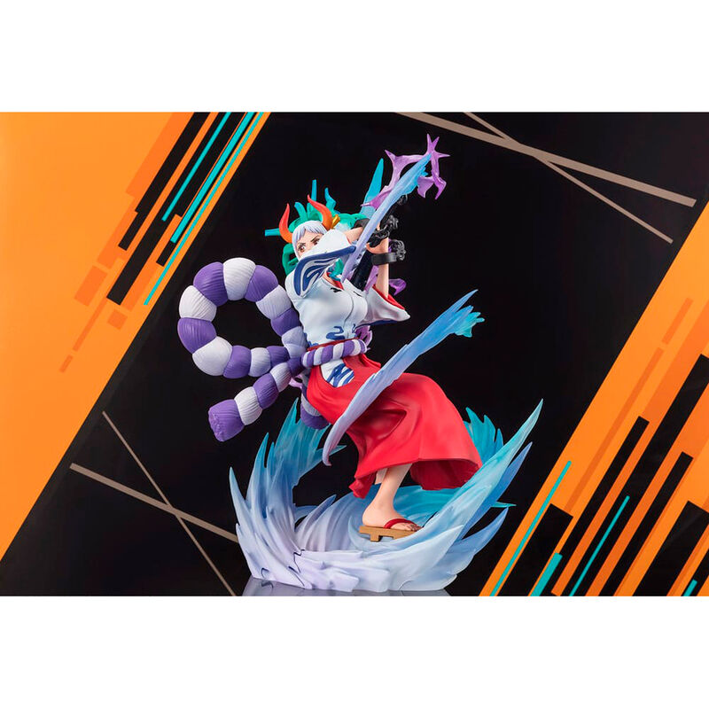 Figura Figuarts Zero de Yamato de One Piece con efectos de energía - 3