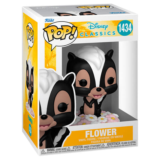 Figura Funko POP! de Flower de Bambi sobre una base de flores - 2