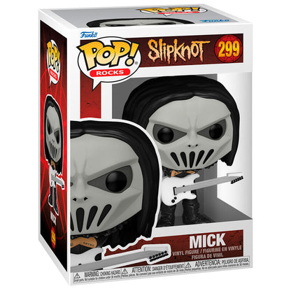 Figura Funko POP! Rocks de Mick de Slipknot con guitarra blanca
