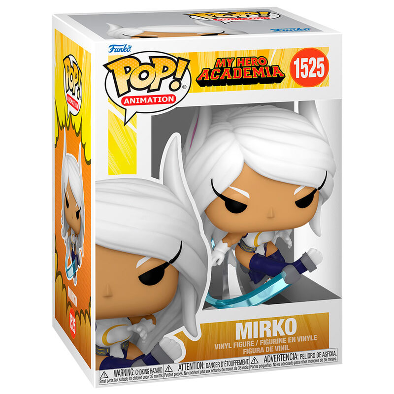 Figura Funko POP! de Mirko de My Hero Academia en su caja