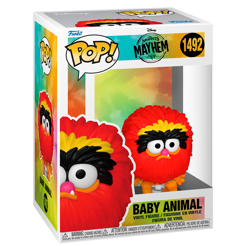 Figura Funko POP de Baby Animal de Los Teleñecos con pelo rojo - 2