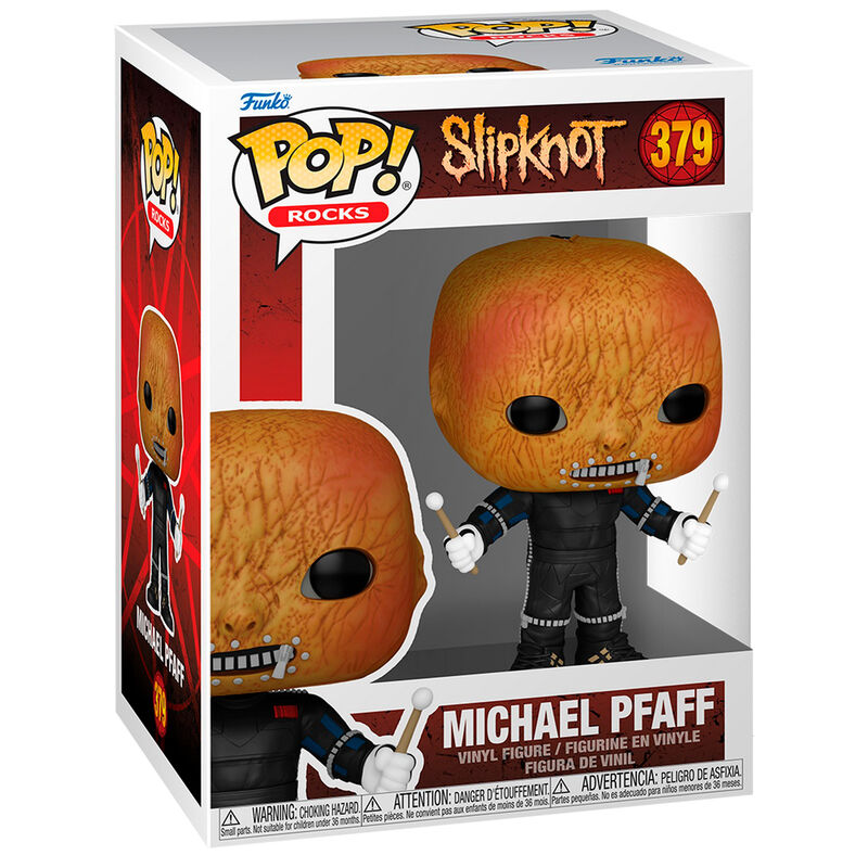 Figura Funko POP! Rocks de Michael Pfaff de Slipknot con baquetas - 2