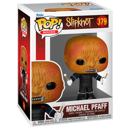 Figura Funko POP! Rocks de Michael Pfaff de Slipknot con baquetas - 2