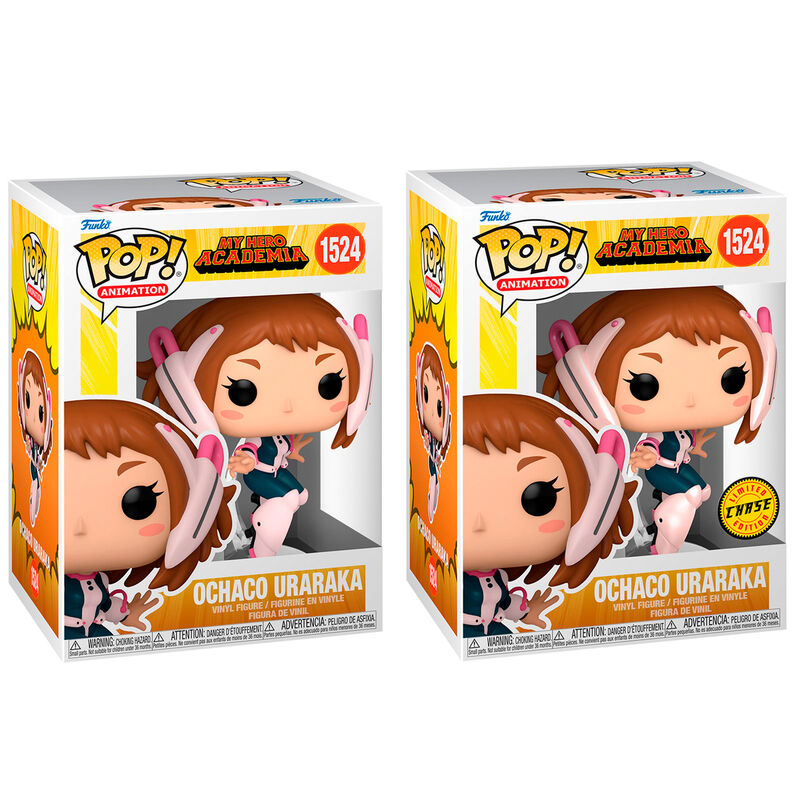 Figura Funko POP! de Ochaco Uraraka de My Hero Academia en su caja