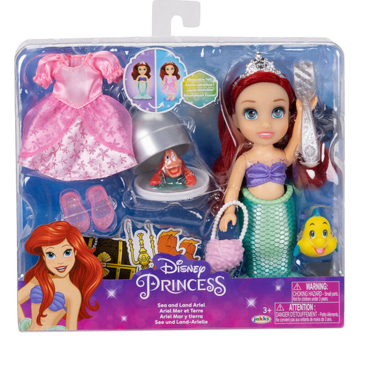 Muñeca Ariel de La Sirenita Disney con cola de sirena y accesorios - 2