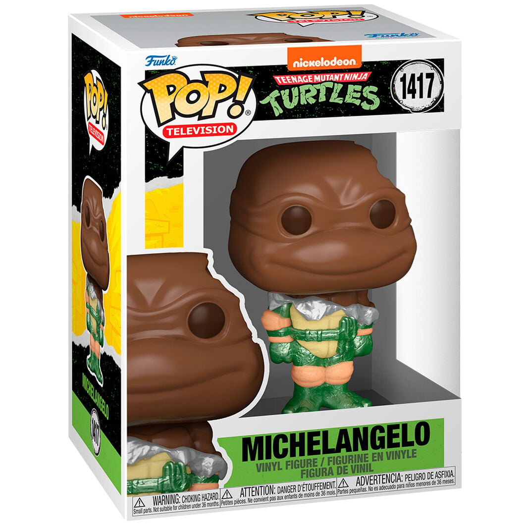 Figura Funko POP! de Michelangelo de Tortugas Ninja en caja