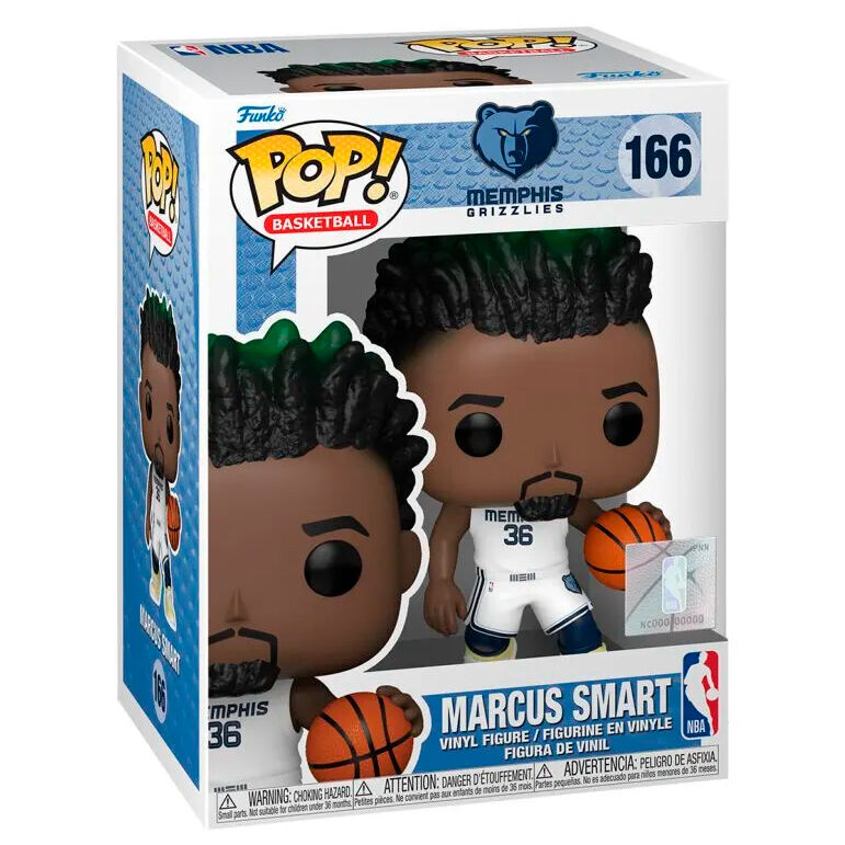 Figura Funko POP! de Marcus Smart con uniforme de Memphis Grizzlies y balón