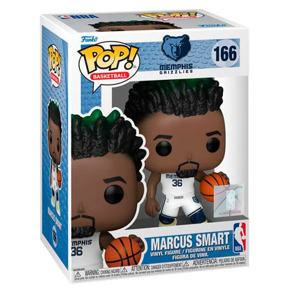Figura Funko POP! de Marcus Smart con uniforme de Memphis Grizzlies y balón