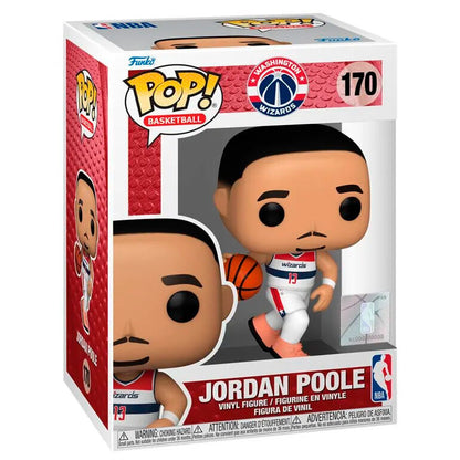 Figura Funko POP de Jordan Poole con uniforme de Washington Wizards y balón - 2
