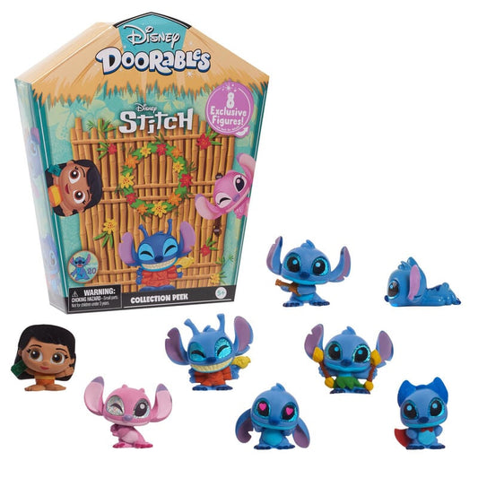 Set de 8 figuras sorpresa Stitch Disney Doorables