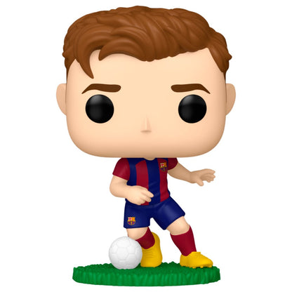 Figura Funko POP! de Gavi con equipación del F.C. Barcelona y balón