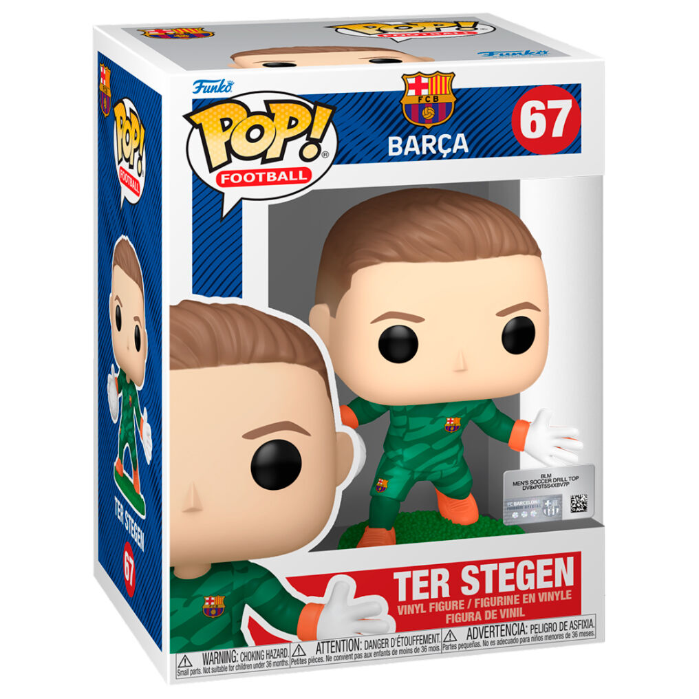 Figura Funko POP! de Ter Stegen con uniforme verde del F.C. Barcelona - 2