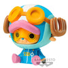 Figura de Chopper Egghead de One Piece con traje azul