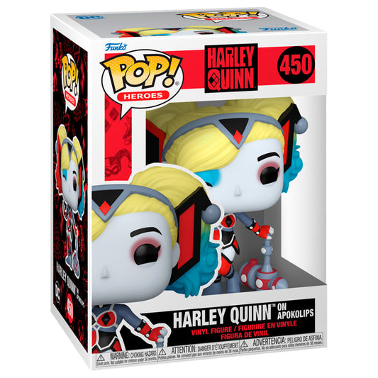 Figura Funko POP! Harley Quinn Apokolips 450 en caja