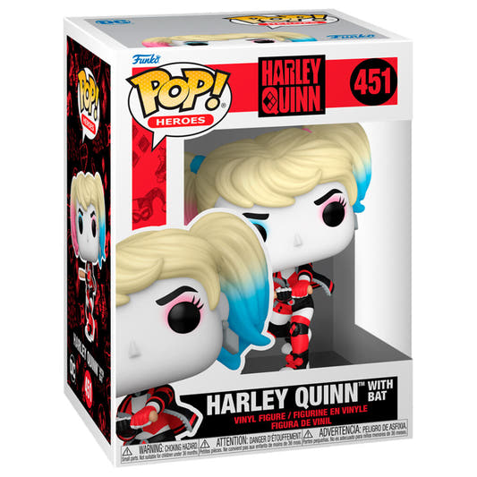 Figura Funko POP! Harley Quinn with Bat en caja