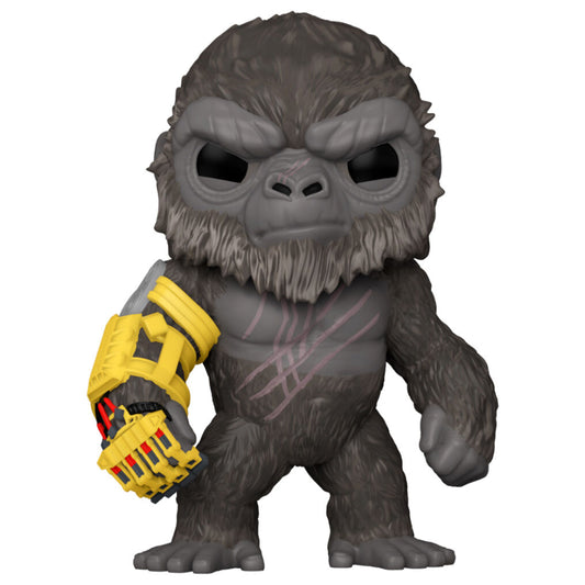 Figura FUNKO POP! de Kong con guantelete amarillo en caja de Godzilla x Kong - 2