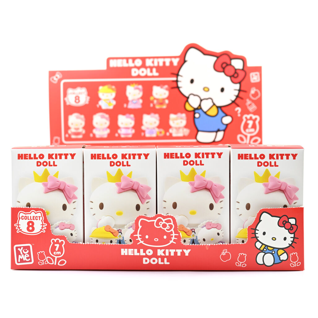 Colección de ocho figuras Hello Kitty con atuendos coloridos - 2