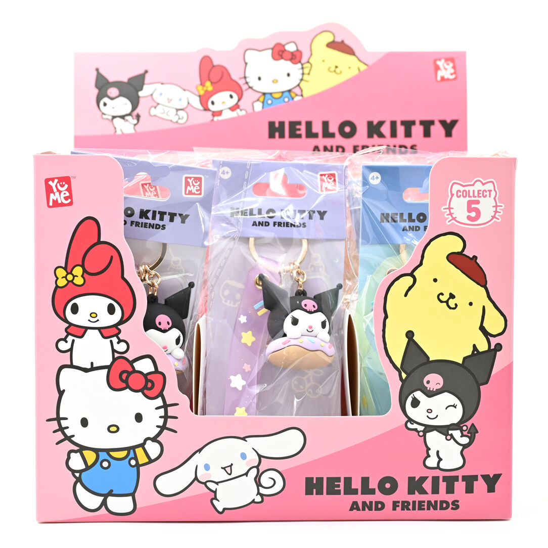 Llaveros donut Sanrio surtidos con Hello Kitty y otros personajes - 2