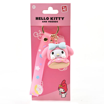 Llaveros donut Sanrio surtidos con Hello Kitty y otros personajes - 7