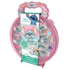 Set de papelería de viaje Stitch Disney en estuche rosa