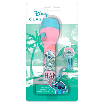 Linterna LED grande de Disney Stitch en azul y rosa
