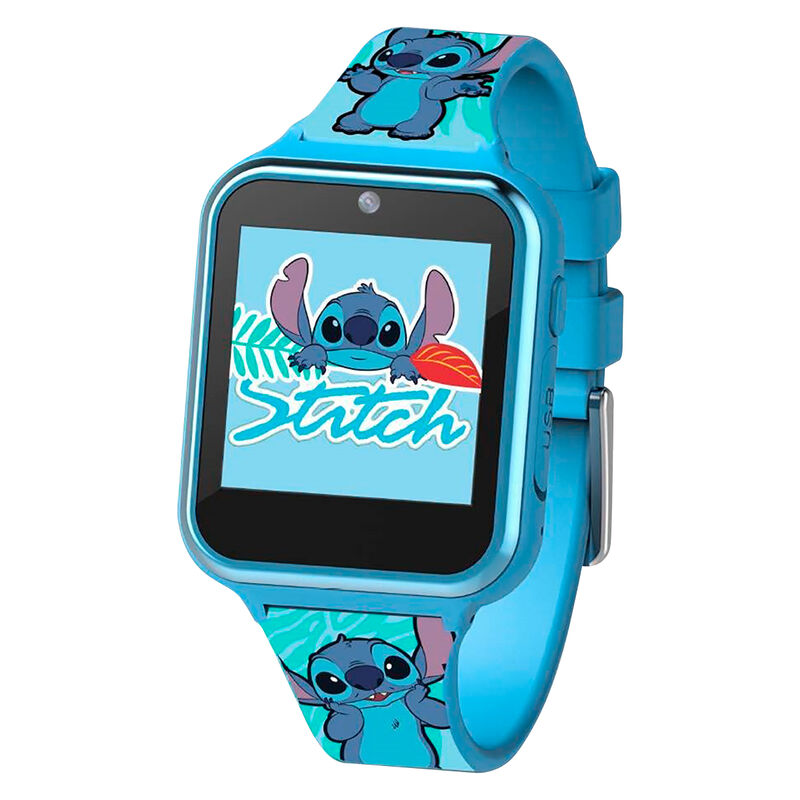 Reloj inteligente azul de Stitch Disney con cámara