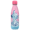 Botella de acero inoxidable Stitch Disney rosa y azul de 500 ml
