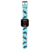Reloj LED de Stitch Disney con correa turquesa estampada