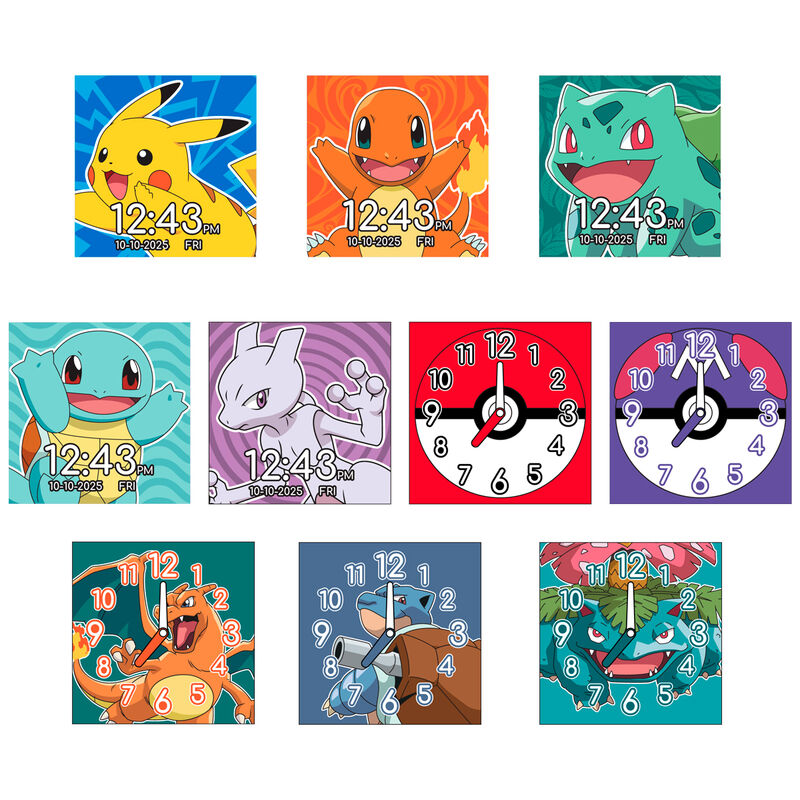 Reloj inteligente amarillo de Pikachu Pokémon con cámara - 2