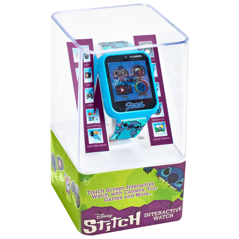 Reloj inteligente azul de Stitch Disney con cámara - 2