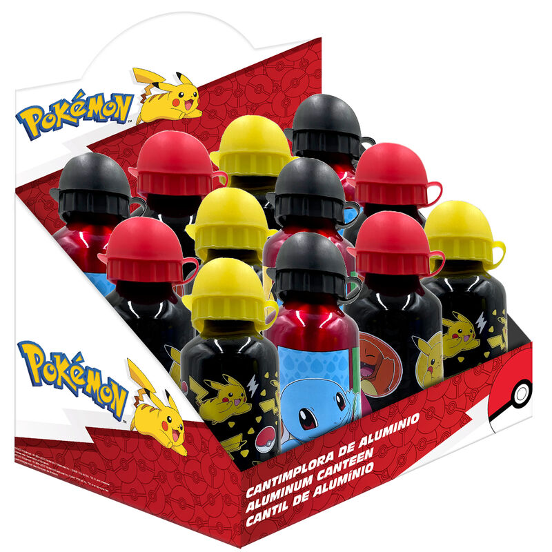 Cantimploras de aluminio Pokémon de 500 ml con diseños surtidos - 5