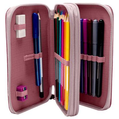 Plumier triple de Stitch Disney azul y rosa - 5