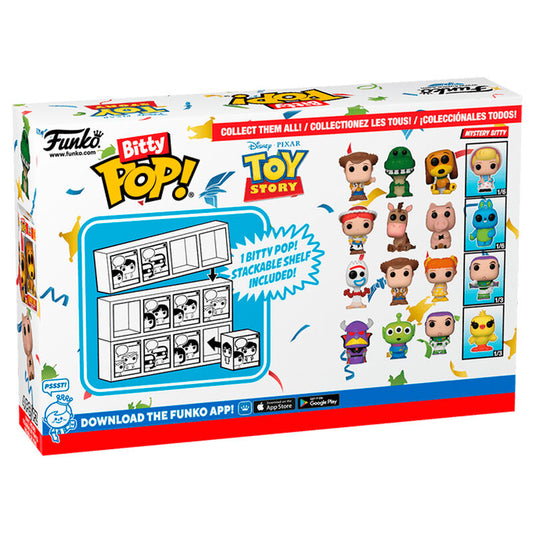 Blíster de 4 Bitty Pop! Disney Toy Story con Forky, Woody, Gabby Gabby y figura misteriosa - 3