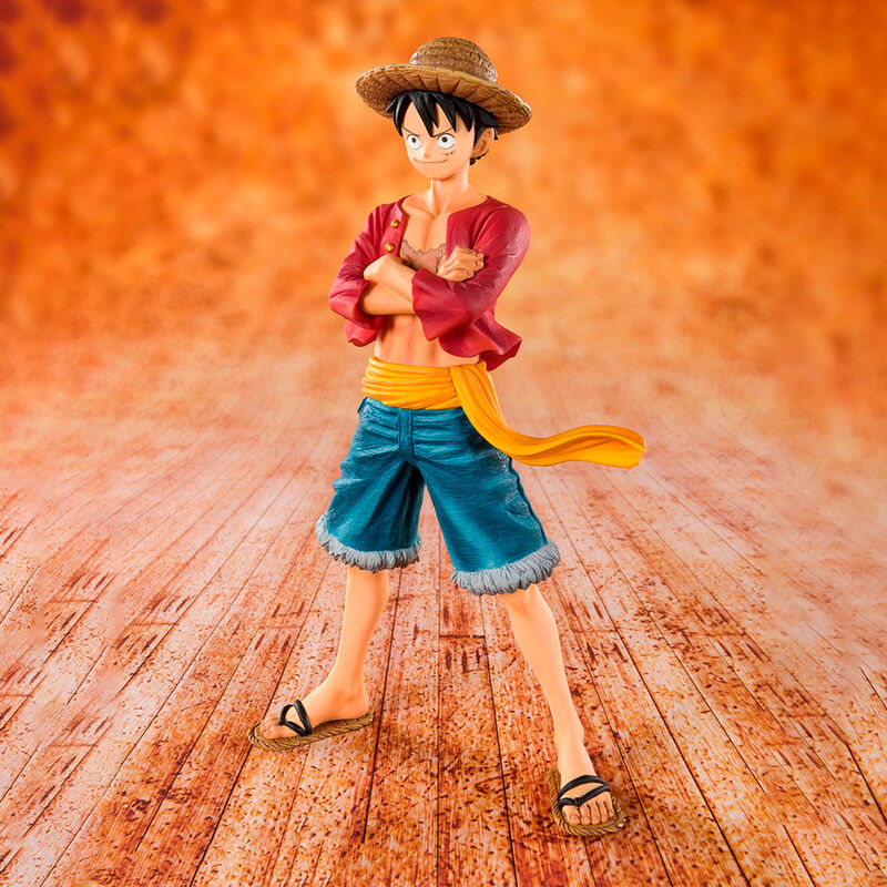 Figura Figuarts ZERO de Luffy de One Piece con sombrero de paja - 2