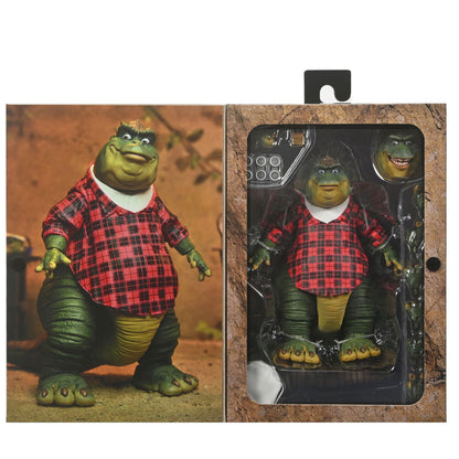 Figura articulada NECA de Earl Sinclair con camisa de cuadros rojos y negros - 2