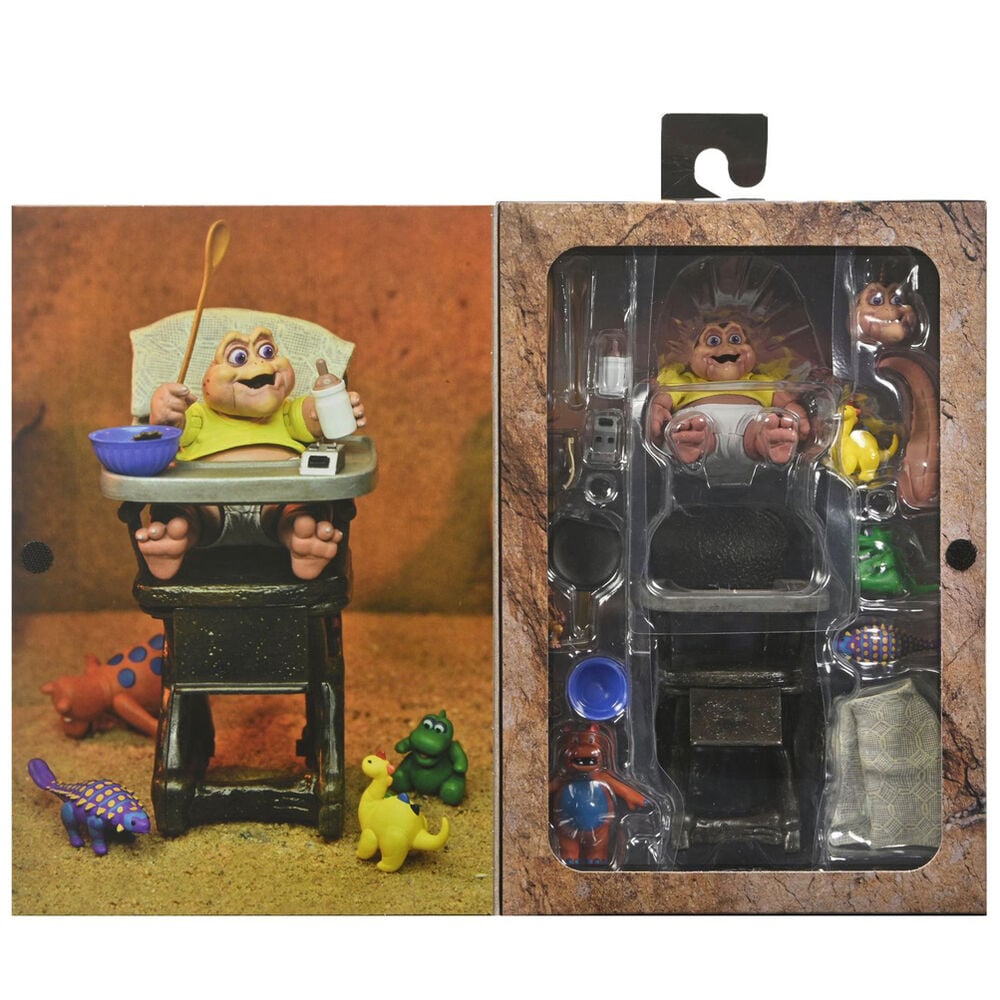 Figura articulada NECA Ultimate Baby Sinclair de Dinosaurs con accesorios - 2